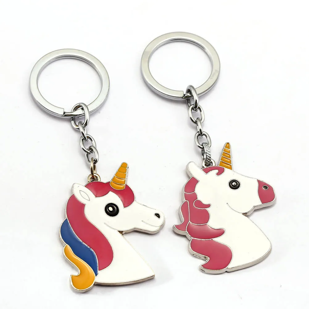 Fairytale Unicorn Keychain Horse Key Ring Holder Fashion Car Chaveiro
