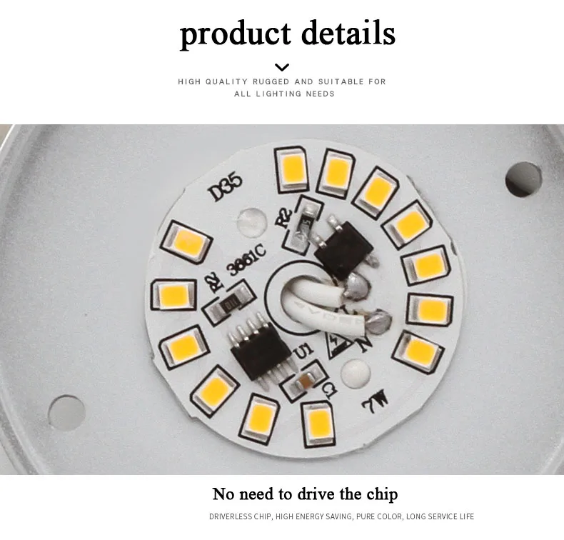 LED Downlight Dimmable 3W 5W 7W 10W 15w Ultra Thin Surface Mounted Driverless cob led Lamp Spot Light AC220V 230V