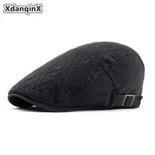 XdanqinX унисекс модные хлопковые береты ретро бренд козырек кепки для мужчин женщин Весна Лето стиль регулируемый размер папа шляпа
