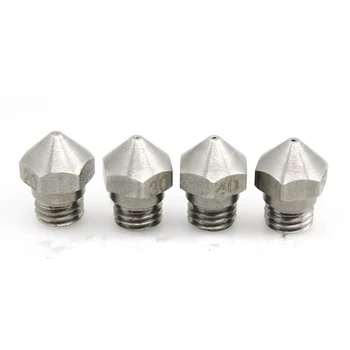 

3D printer accessories M7 thread extruder extrusion head nozzle stainless steel MK10