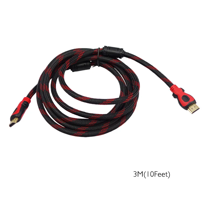 Кабель HDMI Rigal 1 4 в 5 м 3 10 кабель адаптер 1080P 3D HD TV LCD светодиодный DLP проектор RD817