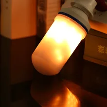 Цоколь E27 светодиодный лампочка с пламенем AC85-266V 1200K режим третьей передачи имитация пламени динамическое освещение мерцающий эффект