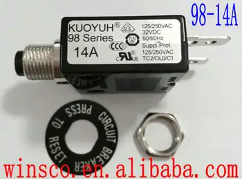 

20PCS/LOT 98-14A 100% KUOYUH CIRCUIT BREAKER 98 SERIES 14A