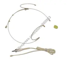 Detachable Dual ear Hook Headset Headworn Head Headwear Microphone Mic For Sennheiser EW100 EW300 EW500 G1 G2 G3 Wireless Detachable Dual ear Hook Headset Headworn Head Headwear Microphone Mic For Sennheiser EW100 EW300 EW500 G1 G2 G3 Wireless