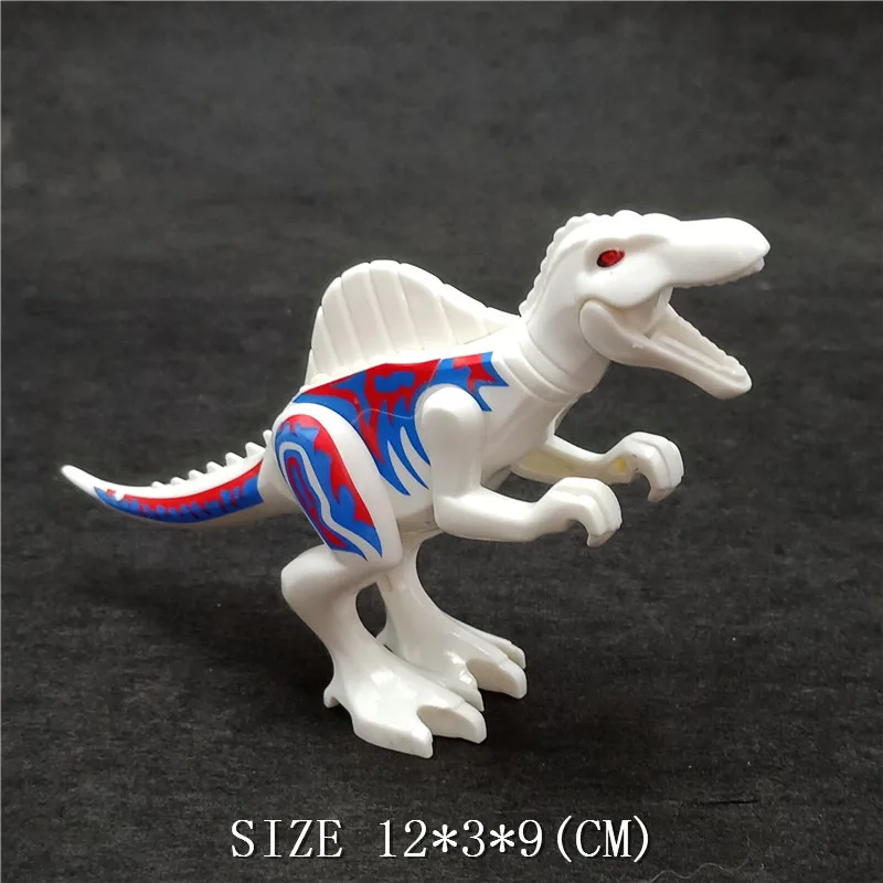 

Jurassic World Park Raptor Animal Dinosaurs Velociraptor Figures Building Blocks Bricks Learning Toys For Children Gift