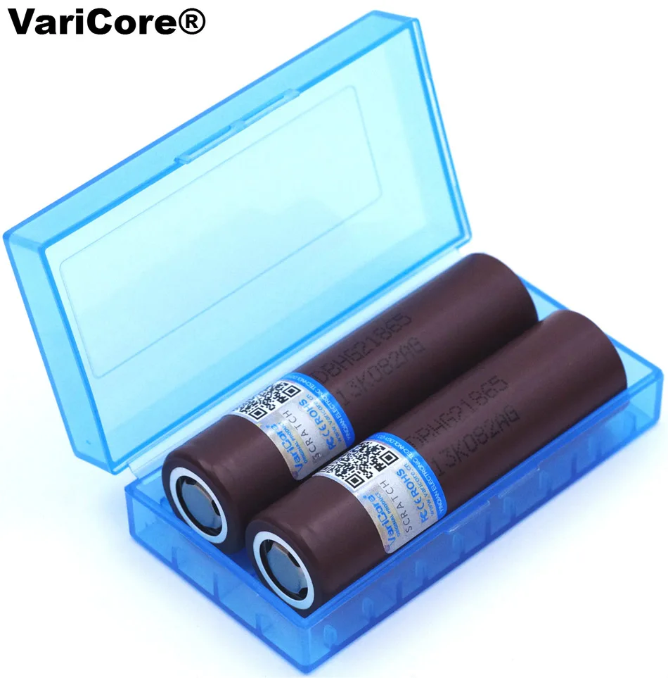 

2PCS VariCore New Original HG2 18650 3000mAh battery 18650HG2 3.6V discharge 20A, dedicated Power battery + Storage box