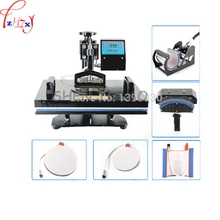 1PC 220V/110V 1350W 6in1 1350W 30*38cm T-shirt Swing Away Heat Press Machine/Shaking Head Heat Transfer Sublimation Machine