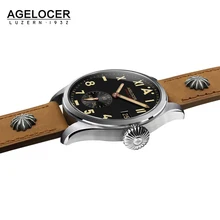 Switzerland Local Brand AGELOCER Men Watches Luxury Waterproof 316L Stainless Steel Mechanical Men’s Watch Relogio Masculino