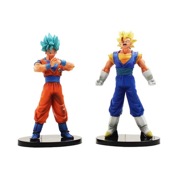 

Dragon Ball Super DXF The Super Warriors vol.4 Super Saiyan God Son Goku Super Saiyan Vegetto Action Figure 20cm