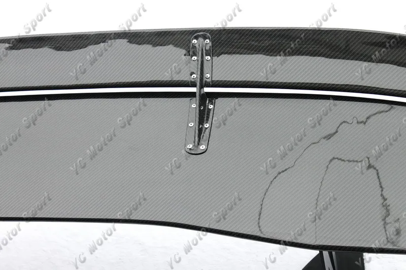 1996-2000  Mitsubishi Evolution 4-6 Voltex Type5 Style GT Wing 1600mm CF with 390mm Aluminum Stand (6)