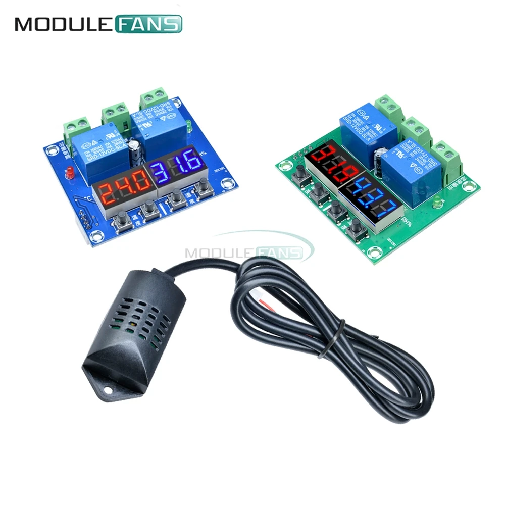 DC 12V LED Digital Display XH-M452 Thermostat Temperature Humidity Controller