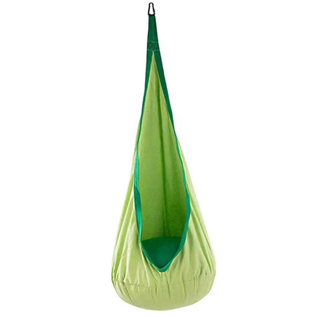 70 кг Надувное сиденье качели гамак подушка стул сад открытый Крытый игры для детей - Цвет: Green