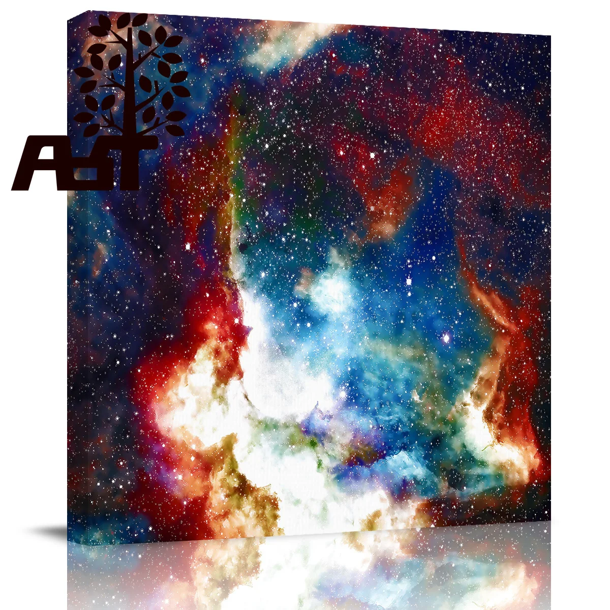 ArtStore космическое небо солнечная система галактические планеты картина маслом