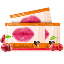1 шт., косметическая маска для губ с кристаллом коллагена, маска для губ против морщин, увлажнение от старения против морщин, накладная подушечка, гель для ухода за губами
