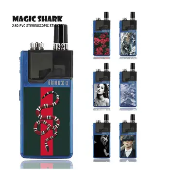

Magic Shark Snake V-Vendetta Red Rose Valar Morghulis Julie Skin Cover Case Sticker Film for Lost Vape Orion Kits