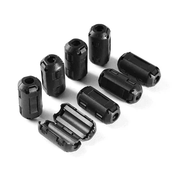 

5Pcs/lot Plastic EMI RFI 5mm Clip-on Rfi Filter Snap Around Ferrite For Audio Video Cable