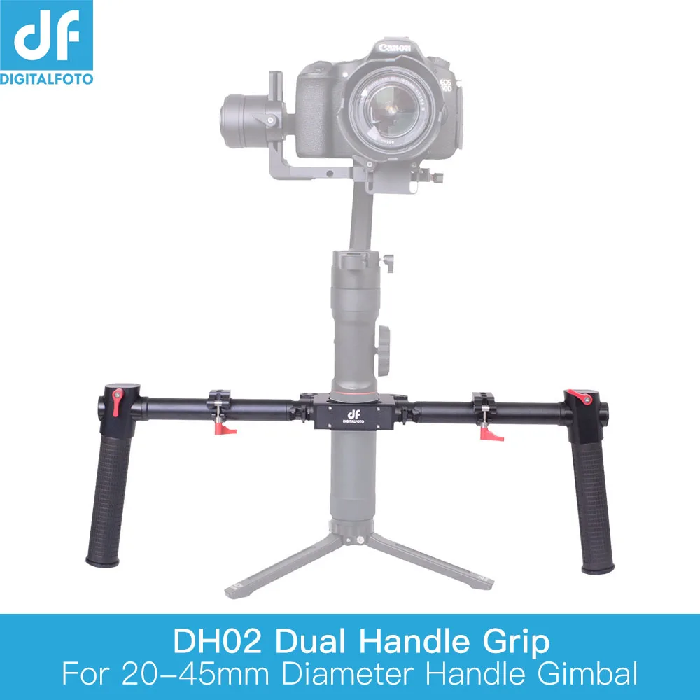 

Universal Handheld Dual Handle kit Grip Bracket for Zhiyun Crane 2 Plus MOZA Air DJI 3 axis Gimbal stabilizer Feiyu a1000/a2000