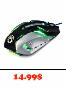 FORKA USB Wired Computer Mouse Silent Click LED Optical Mouse Gamer PC Laptop Notebook Computer Mouse Mice for Office Home Use cheap wireless gaming mouse