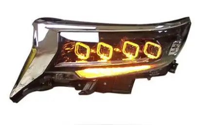 2 шт. автомобильный Стайлинг для круизер Прадо фары LC200 светодиодный головной фонарь DRL HI LO лампа все светодиодный объектив автомобильные аксессуары