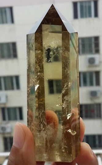 

A 411 Rare NATURAL CITRINE QUARTZ CRYSTAL POINT HEALING (0601)