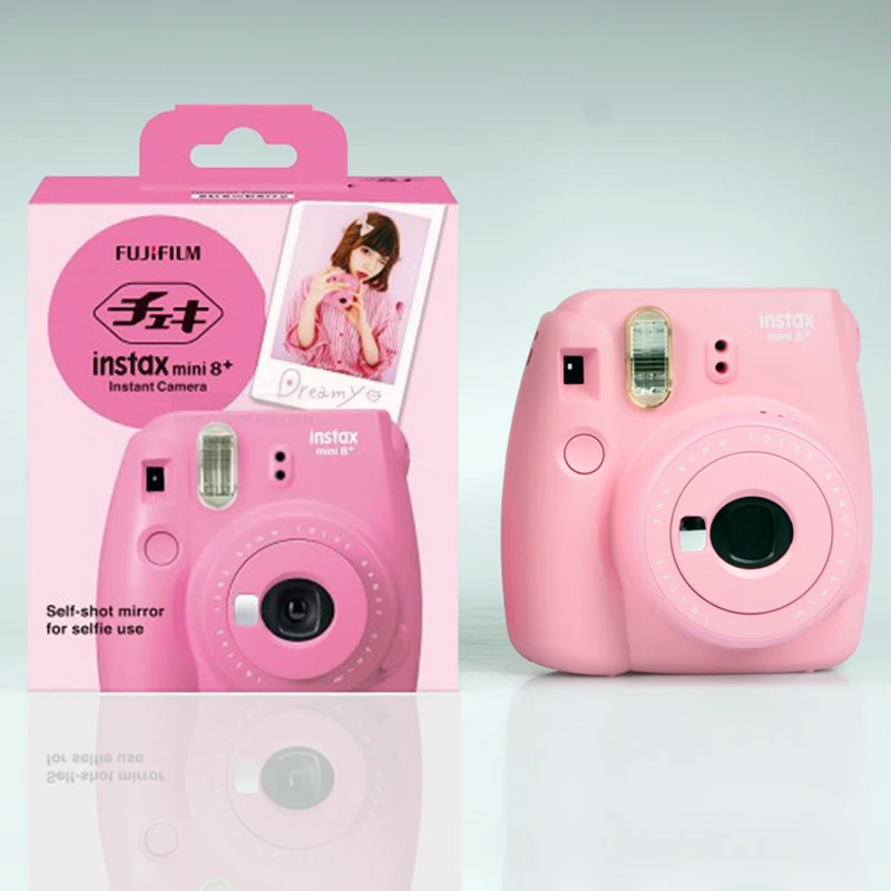 Fujifilm Instax Mini 8 Plus камера клубника+ Fuji Instant 20 плёнки белый край фото простая фотография из искусственной кожи сумка