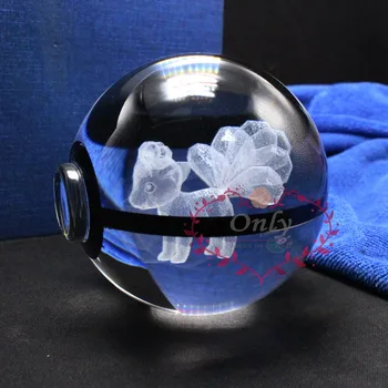 

Hot Selling New Design 3D Laser Vulpix Ball Craft Gifts for Christmas