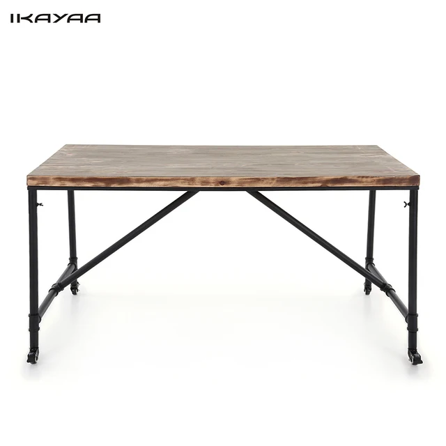 IKayaa DE Stock Mesa Antigua De Madera De Pino Mesa de Comedor ... IKayaa DE Stock Mesa Antigua De Madera De Pino Mesa de Comedor ...