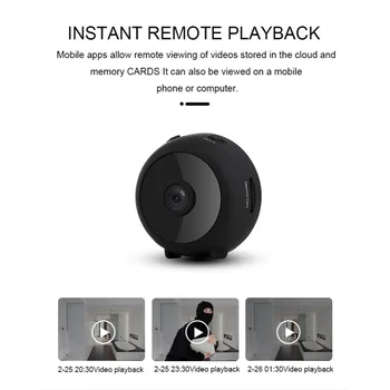 

Hot Small Camcorder Round 1080P High Definition WiFi Motion Detection Cloud Storage Video Recorder Camera