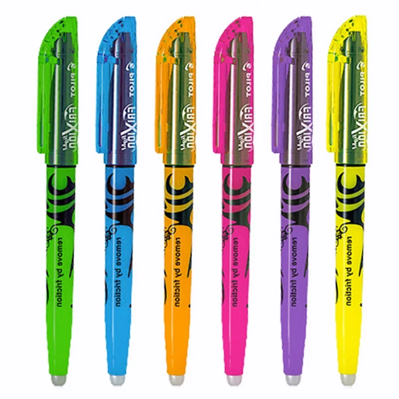 PILOT SW-FL стираемые выделители ручка нетоксичный маркер ручка канцелярские принадлежности для офиса и школы 6 цветов/лот