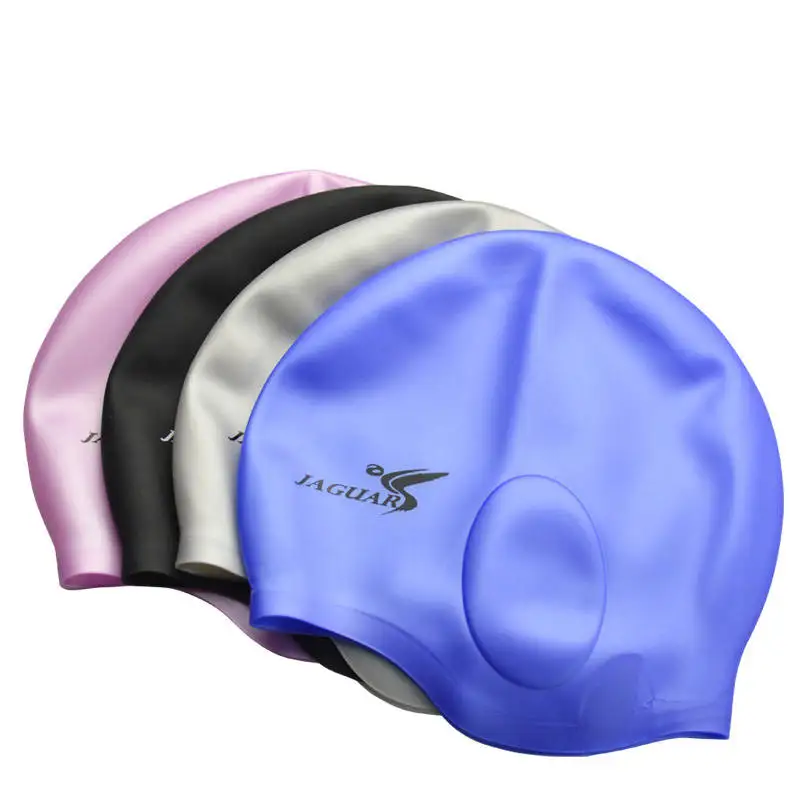Buy 100 silicone swimming cap silicone ear swim cap