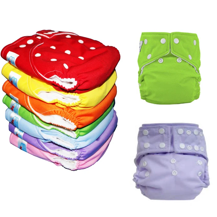 Super Sales!Plain Color Waterproof Training Pants Cloth Diapercloth