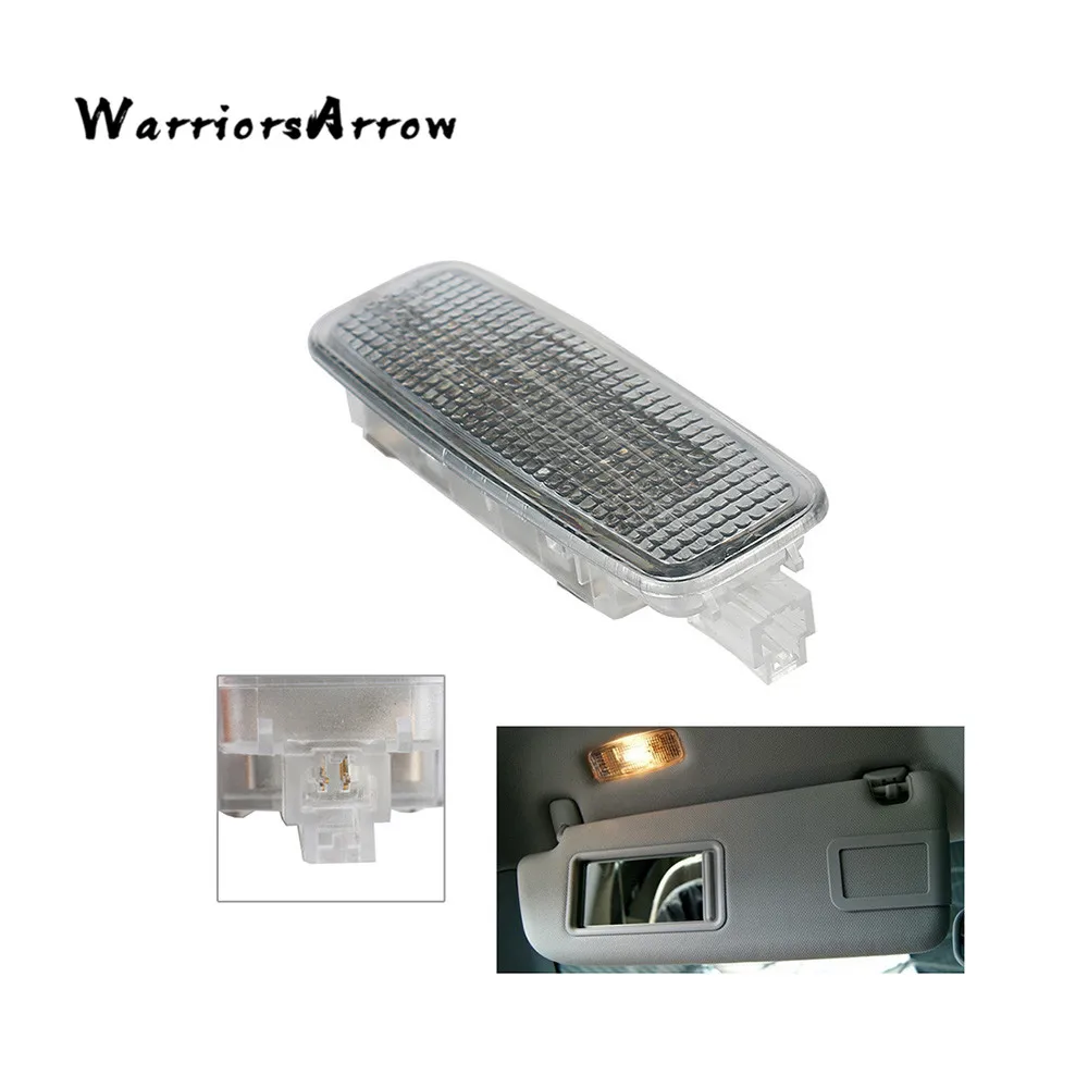 

WarriorsArrow Interior Sun Visor Overhead Dome Lamp Light For AUDI TT A3 A4 1999-2005 S4 A6 1998-2005 C5 A8 RS4 RS6 4D0947105A
