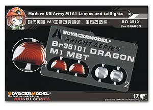 

KNL HOBBY Voyager Model BR35101 M1A1 Lenses and taillights