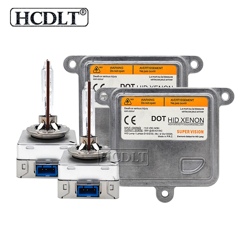 HCDLT 35W 55W 5500K D8S Car Light Xenon HID Kit 12V Xenon Ballast Replacement Kit HID D8S Xenon Lamp Bulb For Auto Headlights (4)