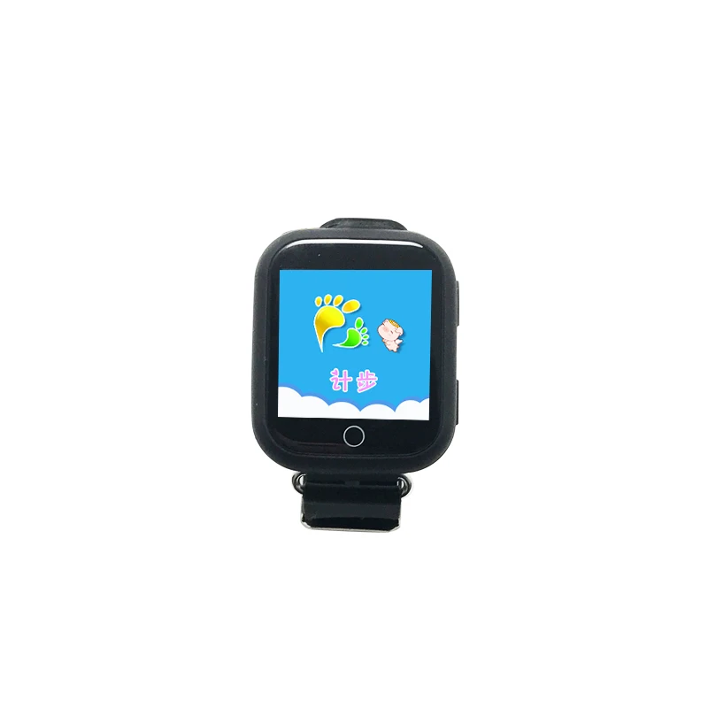 Greentiger Q750 Q100 gps умные часы SOS устройство обнаружения вызова трекер умные детские часы 1,54 дюймов сенсорный экран для безопасного PK Q50 Q90 - Цвет: Black