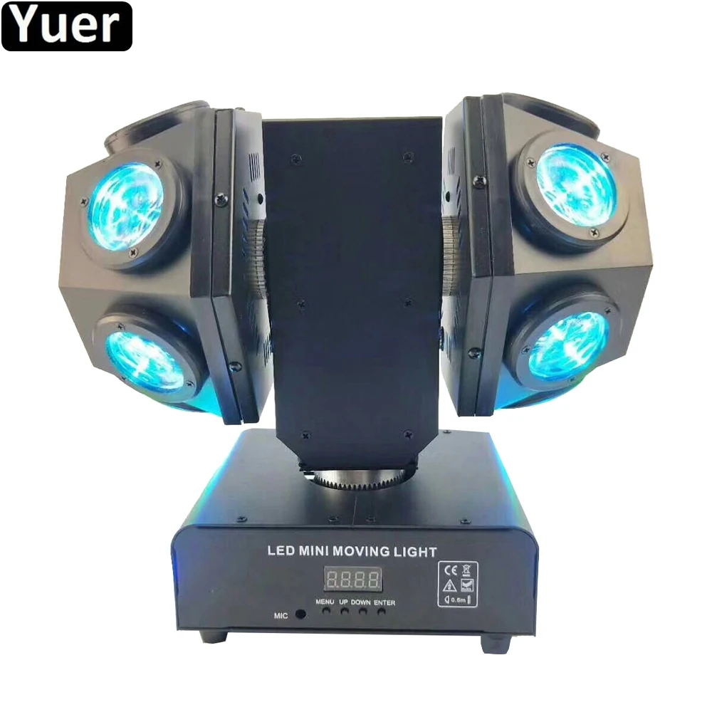 Новый 12X10W RGBW 4IN1LED лазерный луч движущийся головной светильник DMX512 звук вечерние DJ
