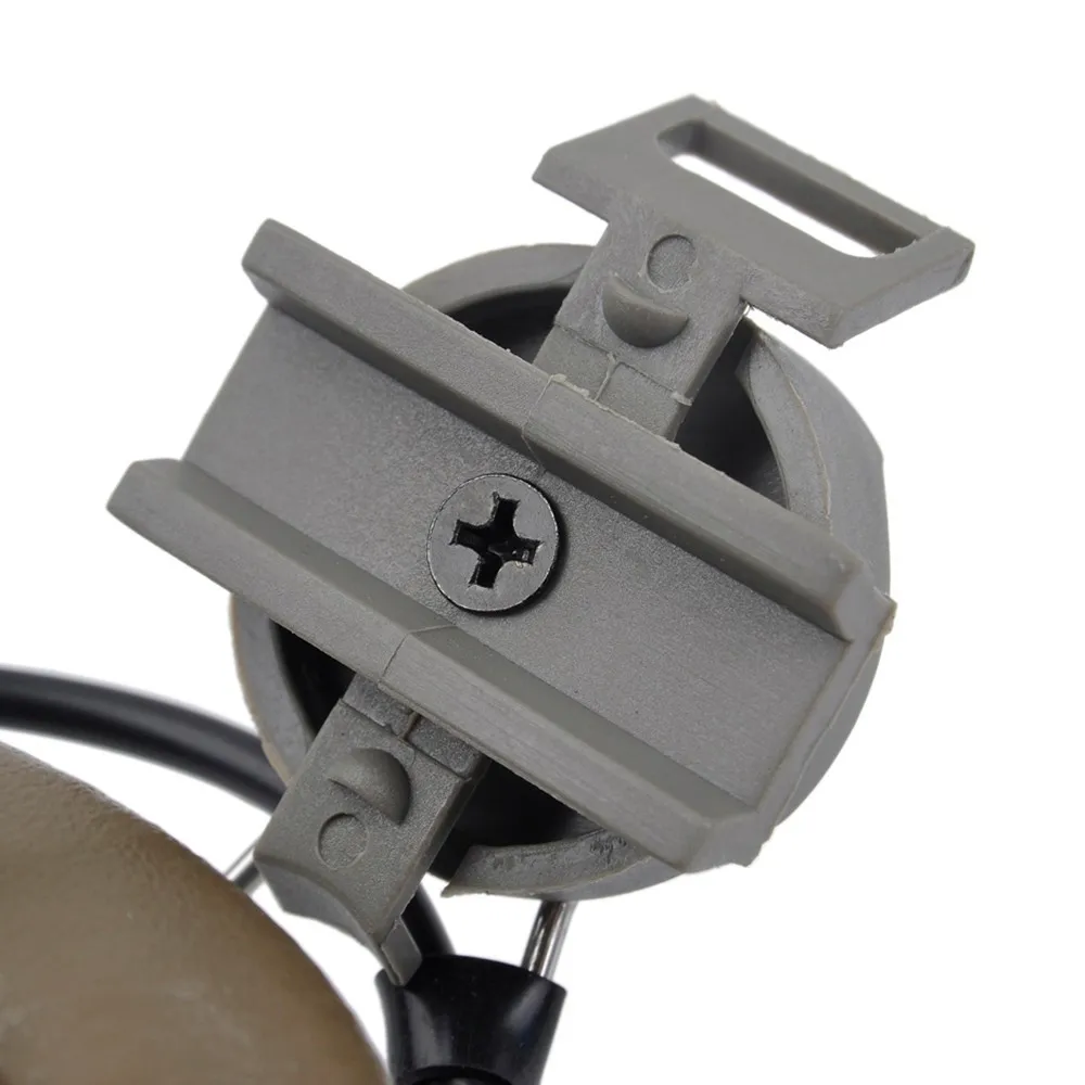 Fone de Ouvido Headset para Capacete Rápido e Adaptador Z-tático Tático Softair Aviação Peltor Comtac ii Rail Helmet Conjunto z 9 High Quality Esporte e Lazer