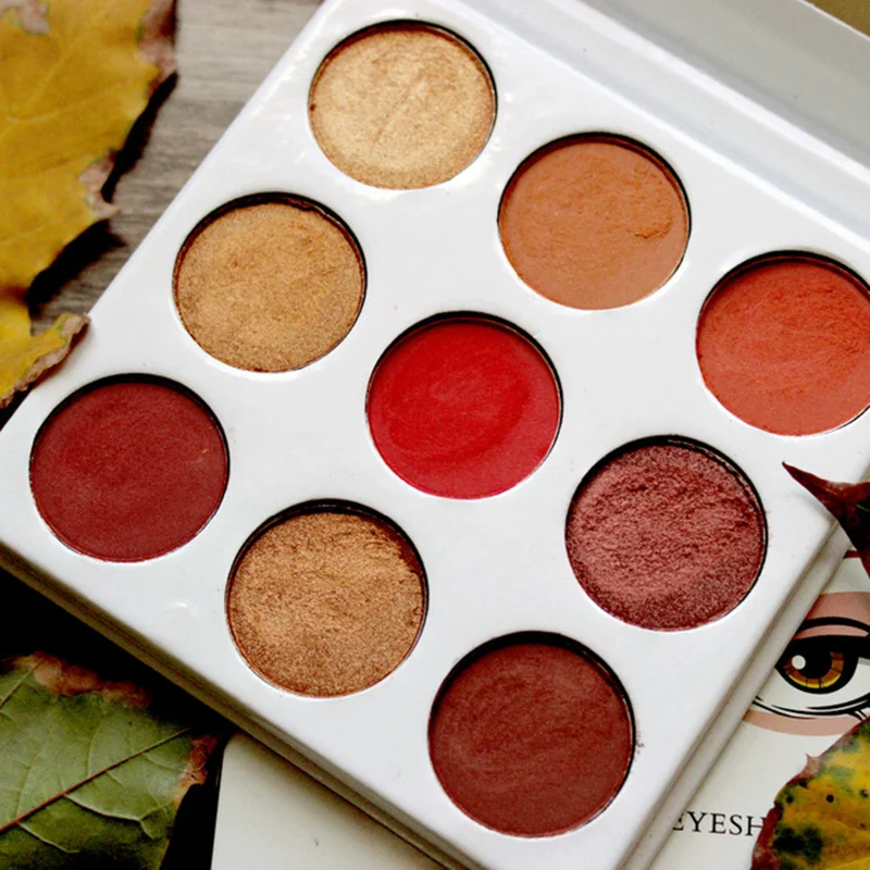 

Flossy Sunflower 9 Color Makeup Eyeshadow Pallete Makeup brushes Make up Palette Shimmer Pigmented Eye Shadow Palette maquillage