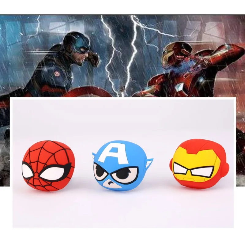 Cartoon Air Freshener with Clip Car Styling Perfume For Air Condition Vent Outlet The Avengers Marvel Superman Batman Fans