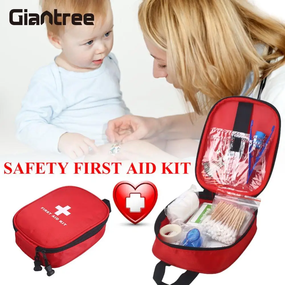 Giantree portable 130 unids/set Primeros Auxilios Médicos bolsa de emergencia ligero camping senderismo Pack tratamiento