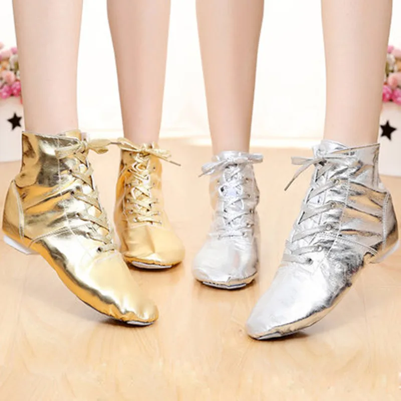Яркая кожаная обувь для джаза; Танцевальная обувь для тренировок; женские и мужские балетки; обувь для учителя