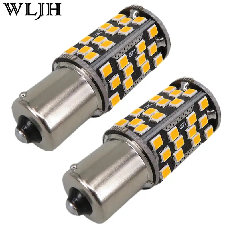 

2x Canbus White Amber LED Bulbs 1156 P21w Ba15s 12v Backup Reverse Light Bulb For VW Touran Polo Jetta MK6 MK7 LAVIDA