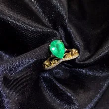 Fine Jewelry AGL Real 18K Gold 100% Natural 1.63ct Green Emerald Gemstone 18k Gold Diamonds Stone Female Ring for Women Rings leige jewelry natural green amethyst ring cushion cut engagement promise rings for women green gemstone fine jewelry