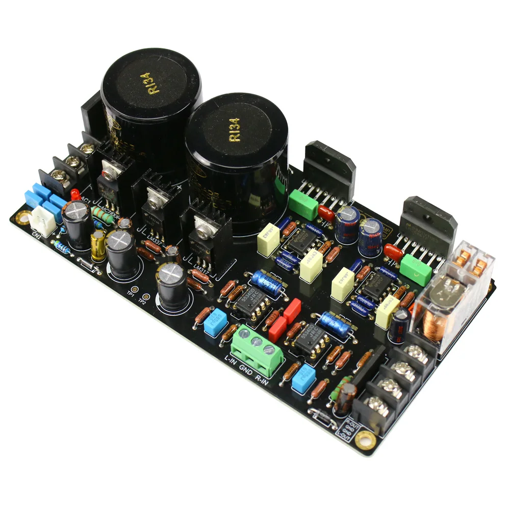 Звуковая плата усилителя GHXAMP LM3886 JRC5534DD Op Amp полный цепь сервопривода постоянного