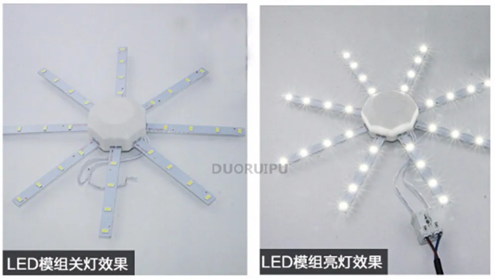 Светодиодный потолочный светильник 5730SMD 12 Вт яркий белый 6000-6500 к Осьминог круглый кухонный светильник для спальни энергосберегающий светильник