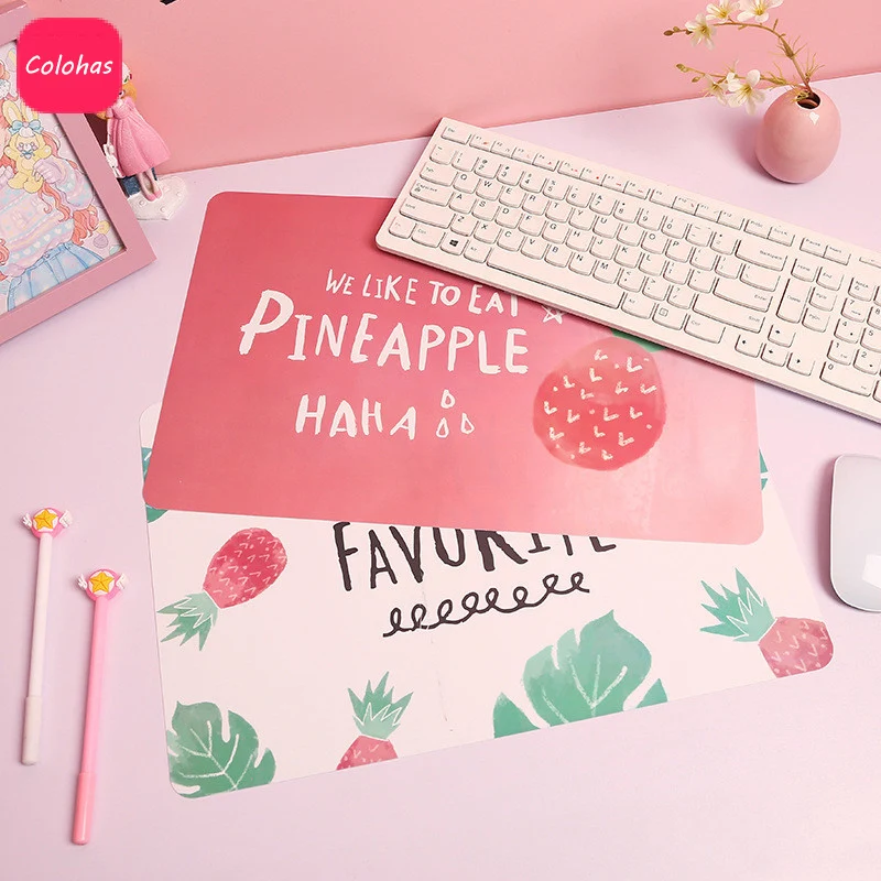 450*300mm Large Size Cute Marble Desk Mouse Pad Laptop Keyboard Gaming