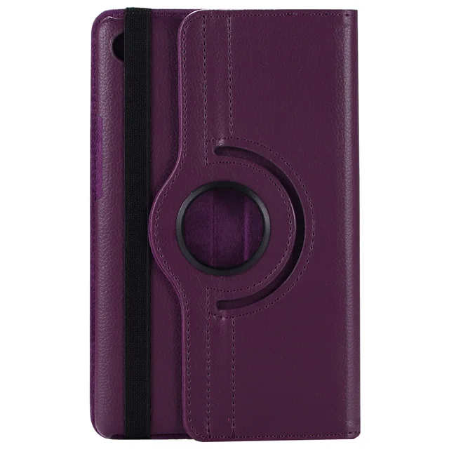 Hot 360 Rotating Case For Huawei Mediapad M5 Lite 10 BAH2-W19/L09/W09 10.1 Tablet Stand Cover For Huawei M5 lite Case+ Film+Pen - Цвет: purpe