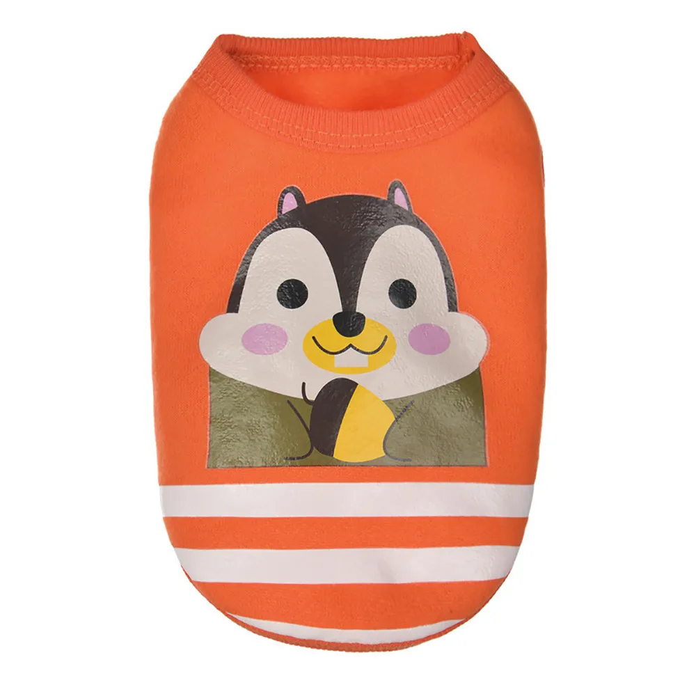 

1 Pet Puppy Small Dog Mini Dog Clothes Vest T Shirt Orange#newy20