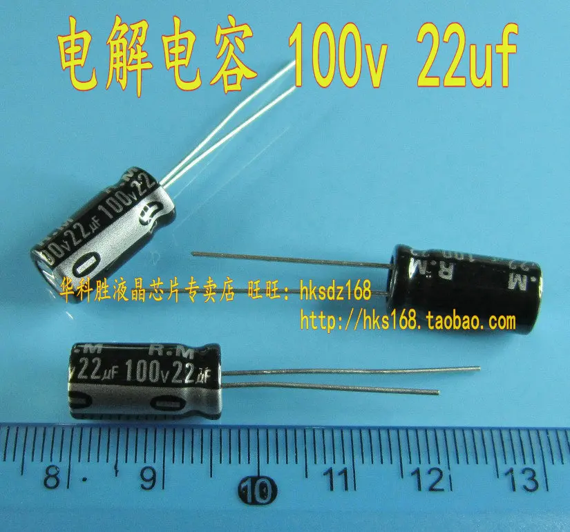 

Shipping 100V22UF 22UF100V Free new spot quality electrolytic capacitors