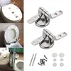 Toilet Seat Hinge 2pcs, Replacement Hinges For Toilet Seats Including Fittings Chrome Finished ► Photo 2/6
